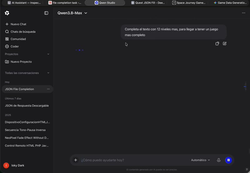 Filling JSON with AI