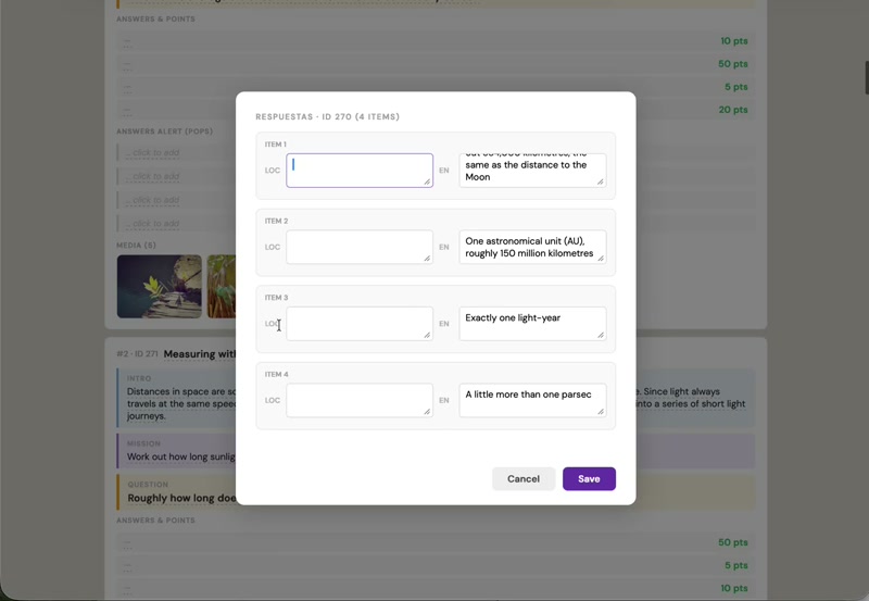 Reviewing content